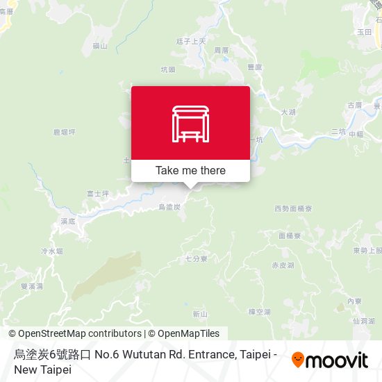 烏塗炭6號路口 No.6 Wututan Rd. Entrance map