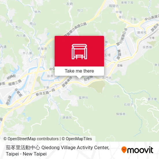 茄苳里活動中心 Qiedong Village Activity Center map
