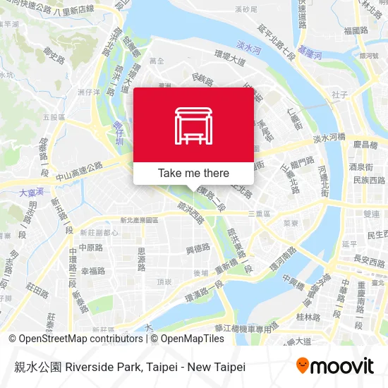 親水公園 Riverside Park map