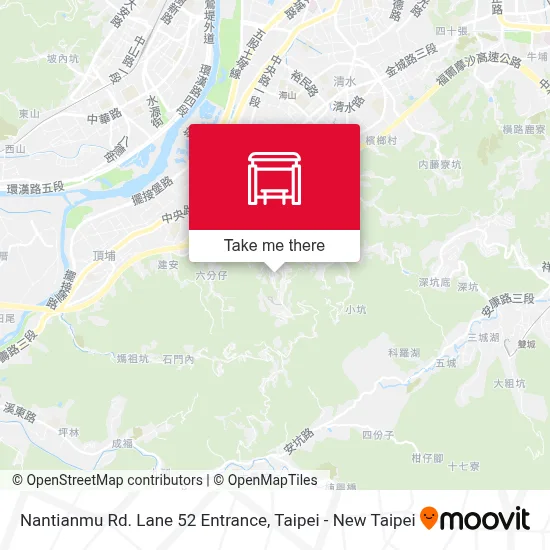 南天母路52巷口 Nantianmu Rd. Lane 52 Entrance地圖