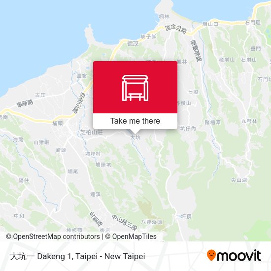 大坑一 Dakeng 1 map