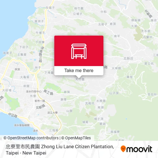 忠寮里市民農園 Zhong Liu Lane Citizen Plantation地圖