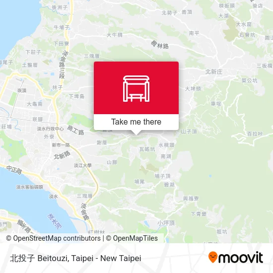 北投子 Beitouzi map