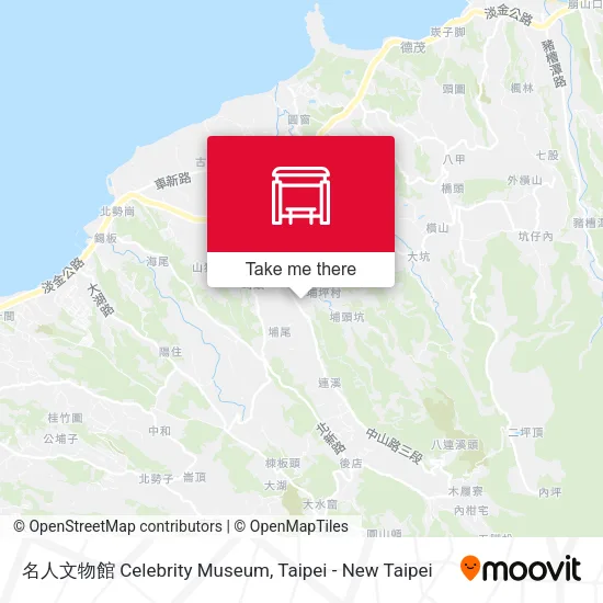 名人文物館 Celebrity Museum map