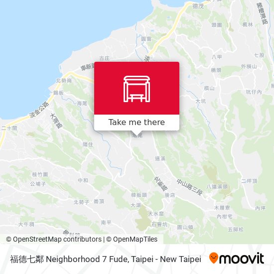 福德七鄰 Neighborhood 7 Fude map