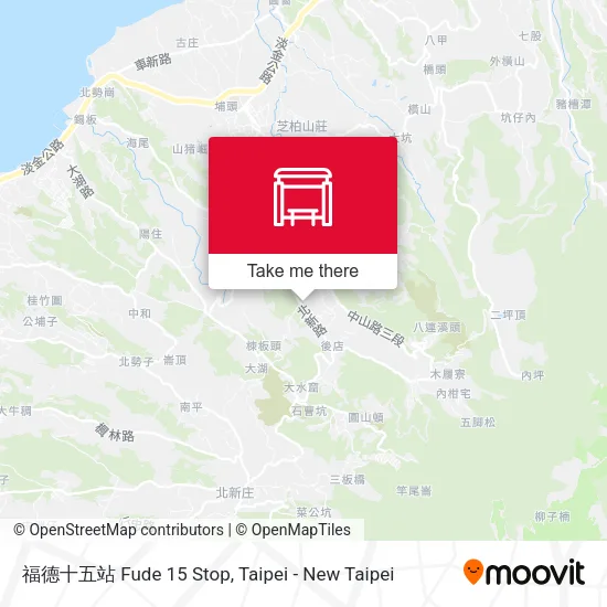 福德十五站 Fude 15 Stop map