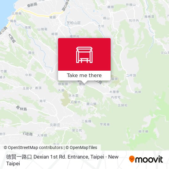 德賢一路口 Dexian 1st Rd. Entrance map