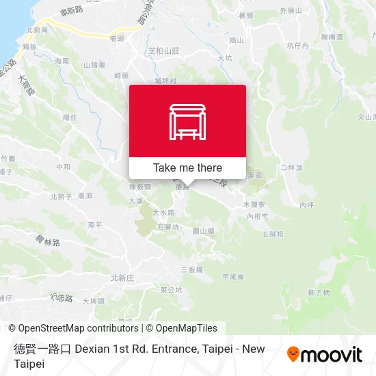 德賢一路口 Dexian 1st Rd. Entrance map
