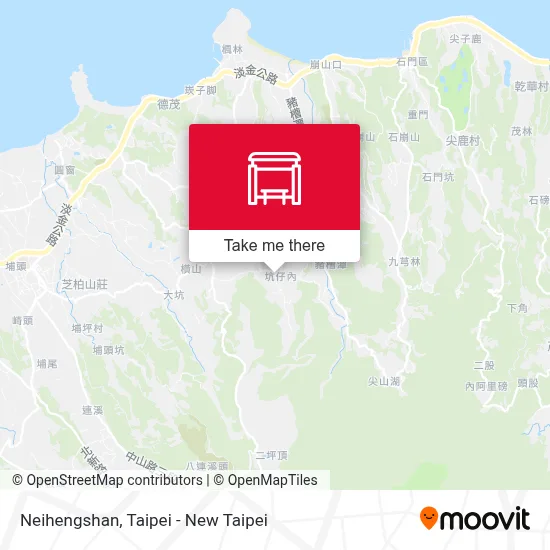 內橫山(妙法寺) Neihengshan地圖