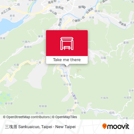 三塊厝 Sankuaicuo地圖