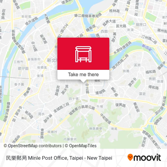 民樂郵局 Minle Post Office map