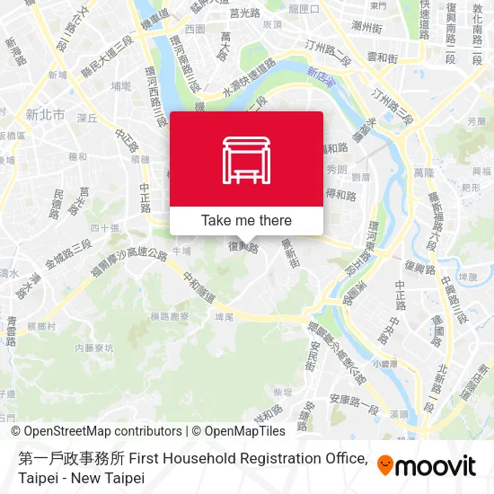 第一戶政事務所 First Household Registration Office map