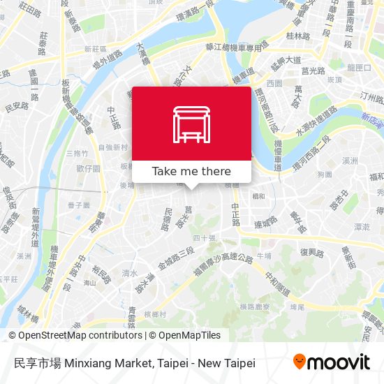 民享市場 Minxiang Market地圖