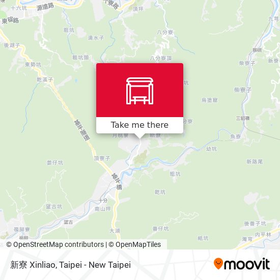 新寮 Xinliao map