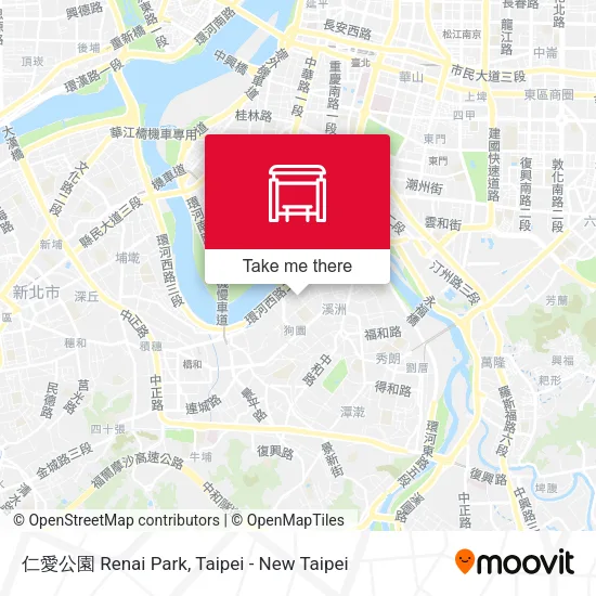 仁愛公園 Renai Park map