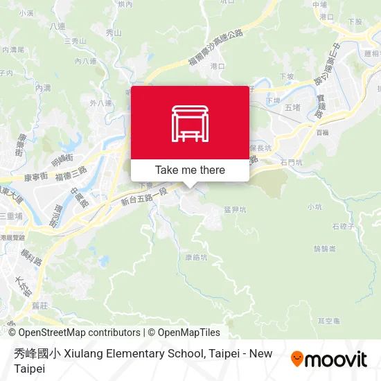 秀峰國小 Xiulang Elementary School map