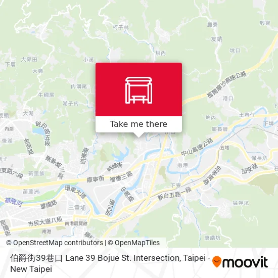 伯爵街39巷口 Lane 39 Bojue St. Intersection地圖
