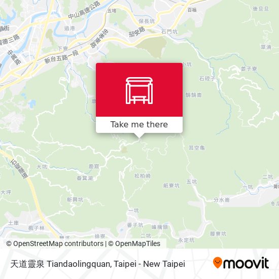 天道靈泉 Tiandaolingquan map