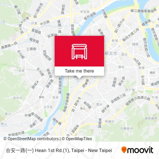 合安一路(一) Hean 1st Rd.(1) map
