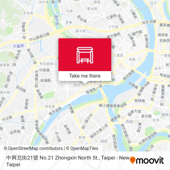 中興北街21號 No.21 Zhongxin North St. map