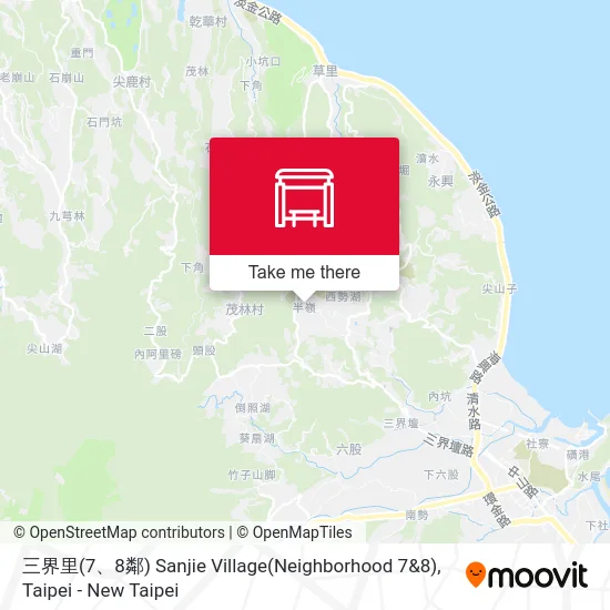 三界里(7、8鄰) Sanjie Village(Neighborhood 7&8) map