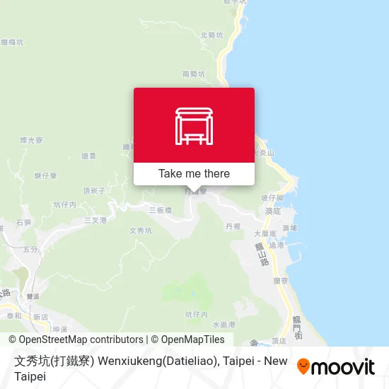 文秀坑(打鐵寮) Wenxiukeng(Datieliao) map