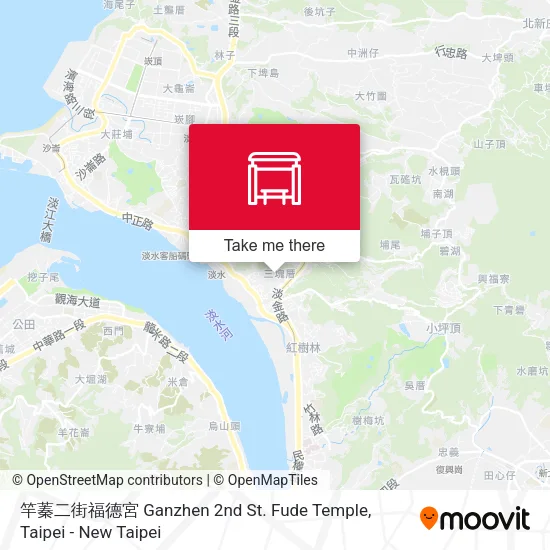 竿蓁二街福德宮 Ganzhen 2nd St. Fude Temple地圖