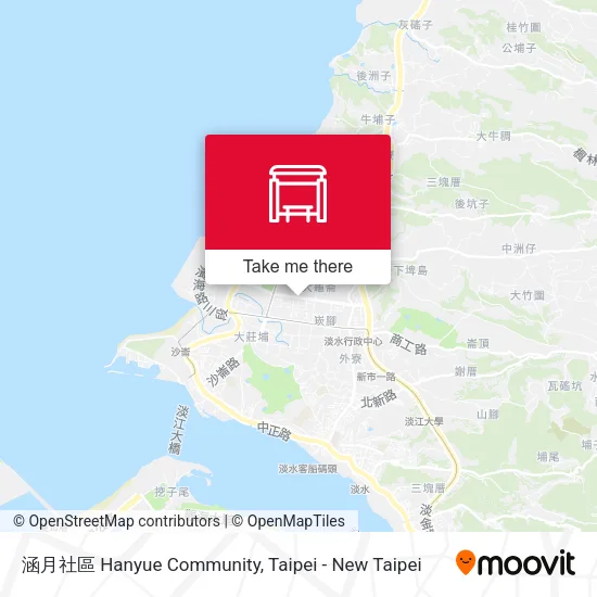 涵月社區 Hanyue Community map