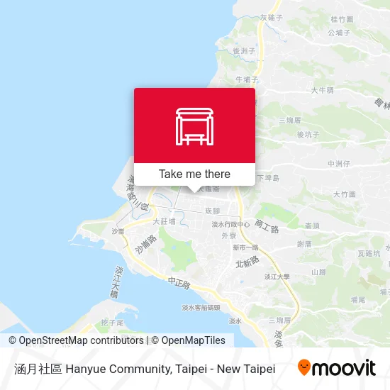 涵月社區 Hanyue Community map