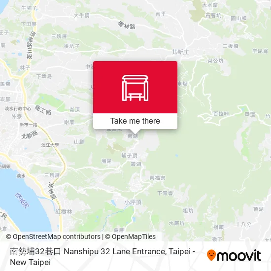 南勢埔32巷口 Nanshipu 32 Lane Entrance map