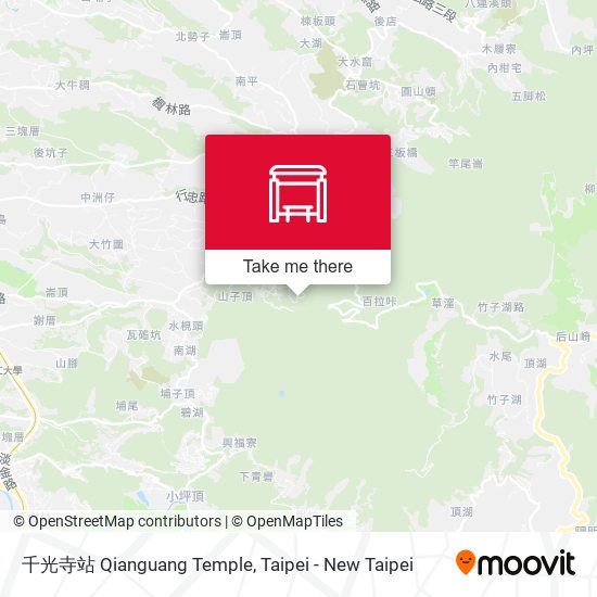 千光寺站 Qianguang Temple map