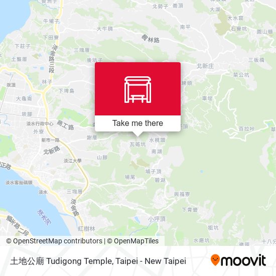 土地公廟 Tudigong Temple地圖