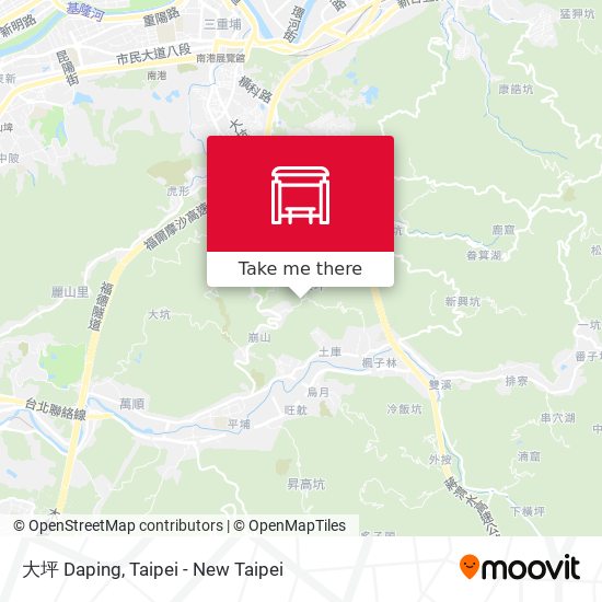 大坪 Daping map