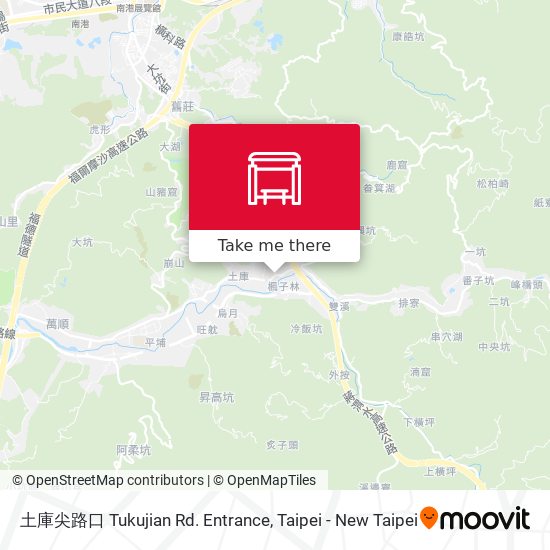 土庫尖路口 Tukujian Rd. Entrance map