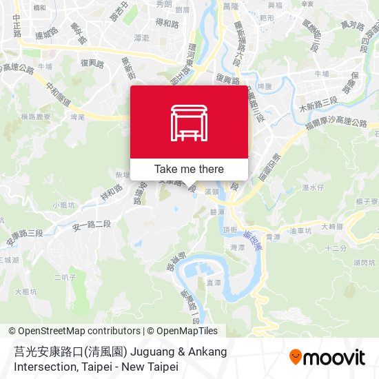 莒光安康路口(清風園) Juguang & Ankang Intersection地圖