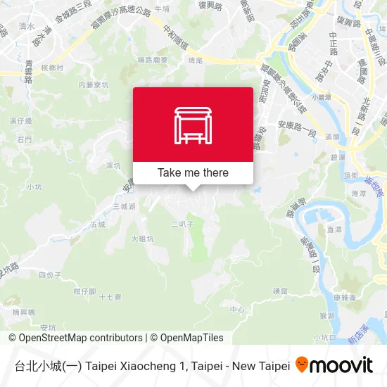 台北小城(一) Taipei Xiaocheng 1 map