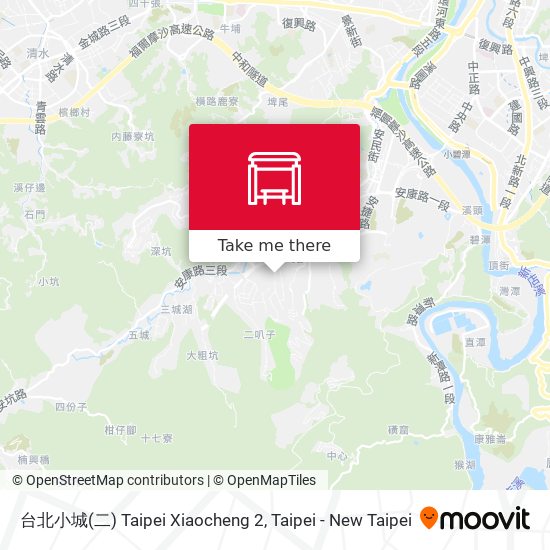 台北小城(二) Taipei Xiaocheng 2 map