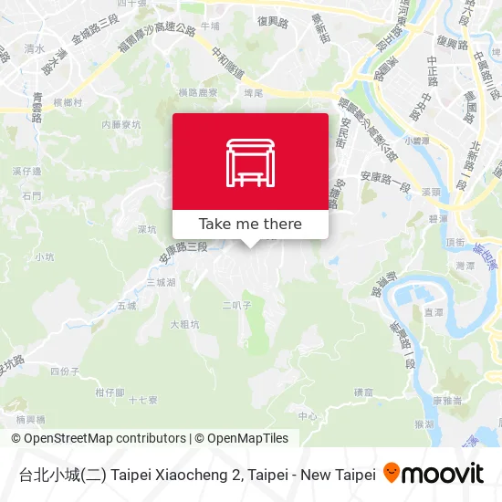 台北小城(二) Taipei Xiaocheng 2地圖
