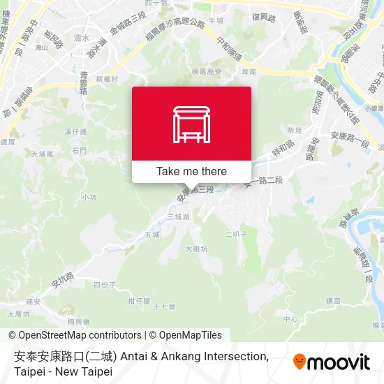 安泰安康路口(二城) Antai & Ankang Intersection地圖