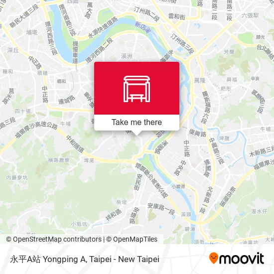 永平A站 Yongping A map