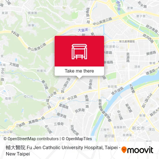 輔大醫院 Fu Jen Catholic University Hospital map