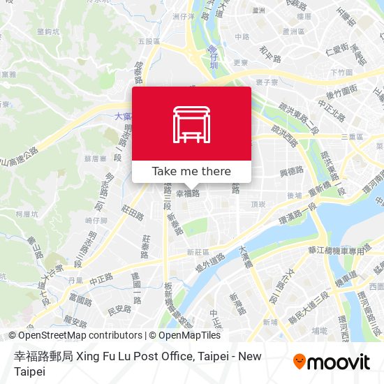 幸福路郵局 Xing Fu Lu Post Office map