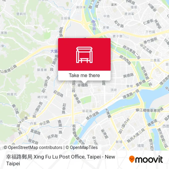 幸福路郵局 Xing Fu Lu Post Office地圖