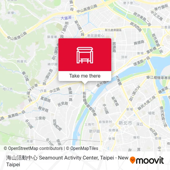 海山活動中心 Seamount Activity Center map