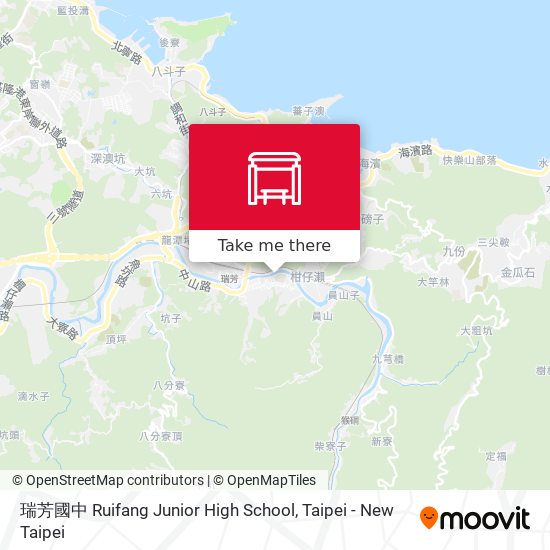 瑞芳國中 Ruifang Junior High School map