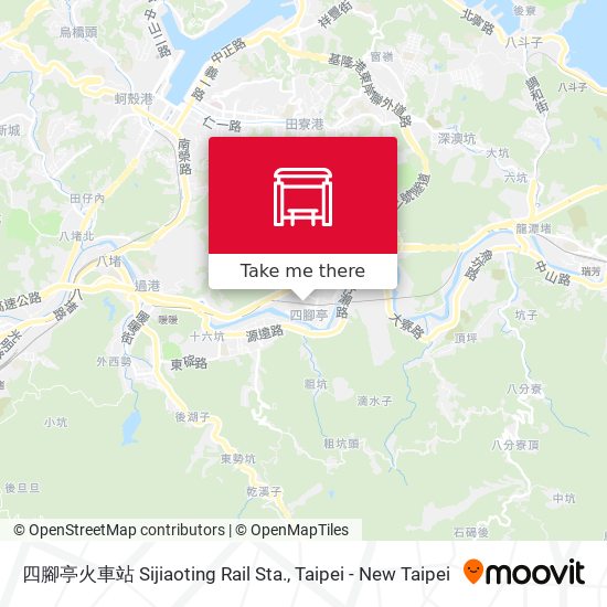 四腳亭火車站 Sijiaoting Rail Sta.地圖