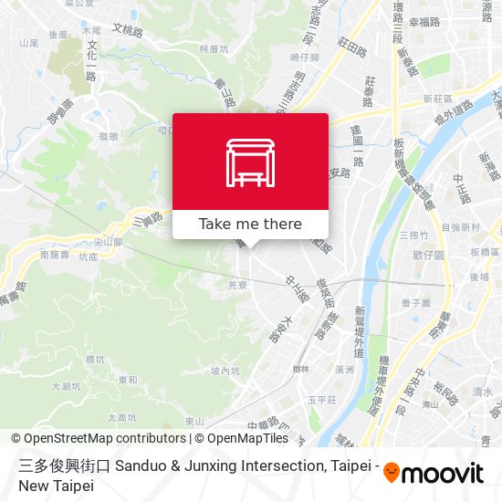 三多俊興街口 Sanduo & Junxing Intersection map