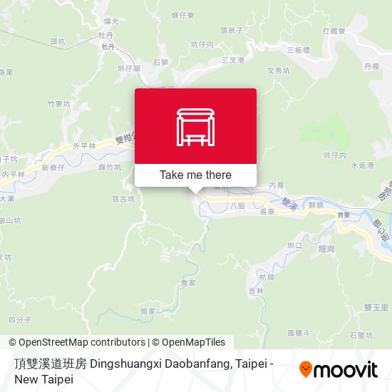 頂雙溪道班房 Dingshuangxi Daobanfang map