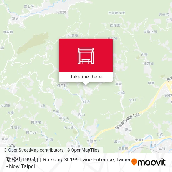 瑞松街199巷口 Ruisong St.199 Lane Entrance map