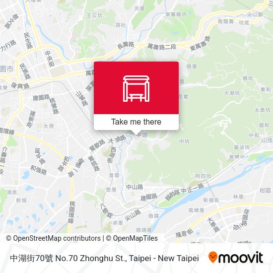 中湖街70號 No.70 Zhonghu St.地圖